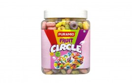 Puramio Fruit Circle   Plastic Jar  180 grams